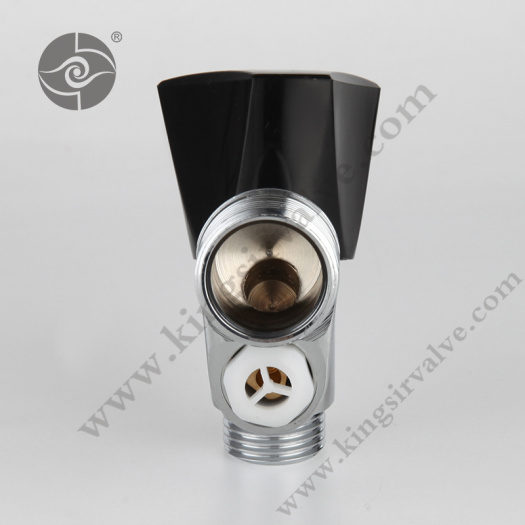 black handle angle valve