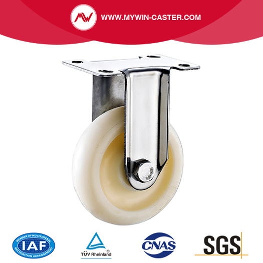 Plate Fixed PP Stainless Steel Caster