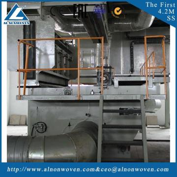 High efficiency AL-2400 SS 2400mm pp non woven fabric making machine with low price