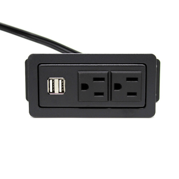 2 Sockets Power Strip with USB Ports