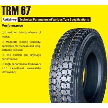 High Performance Rockstar Tyre Truck Tyre 11R22.5 TRM67