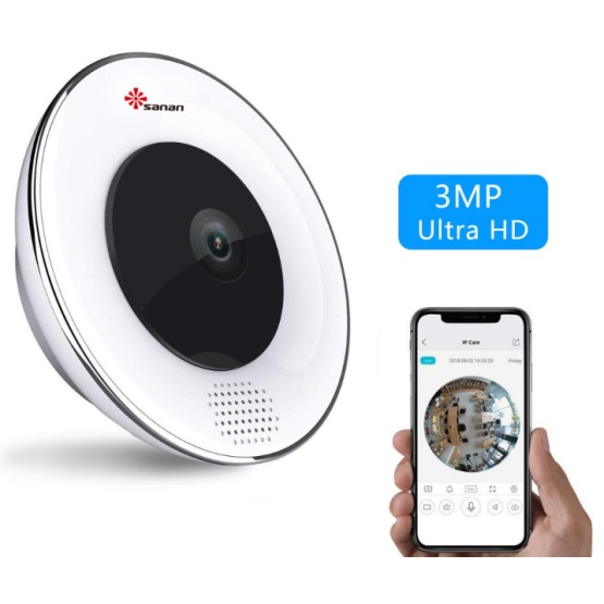 Panoramic Surveillance WiFi Camera