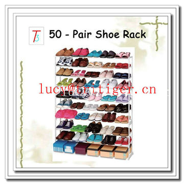 50 pair Iron shoe rack