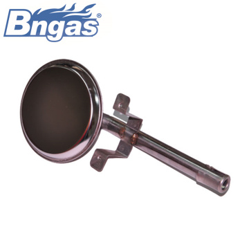 Round gas burner for water heaters