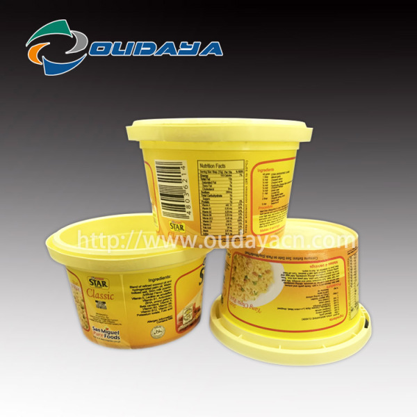 100g IML Margarine Packaging Box Dessert Container