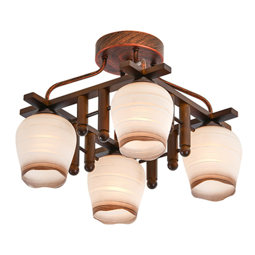 Indoor Simple Wood Pendant Light for Ceiling Lighting