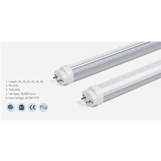 LEDER Dimmable Aluminum 6000K 3ft LED Tube Light