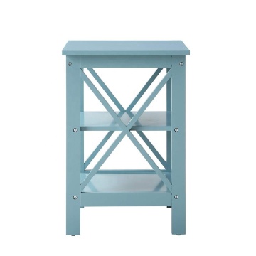 Home Furniture wood cabinet Gray color bedside Table Nightstand