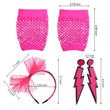 80s Outfit - Womens 80s Party Accessories Set