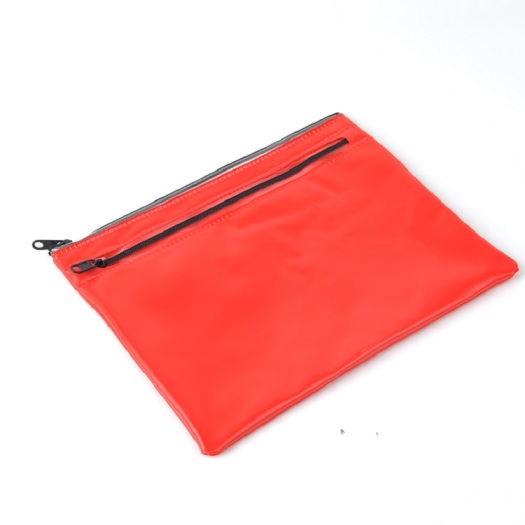 fashion colored  zipper bag