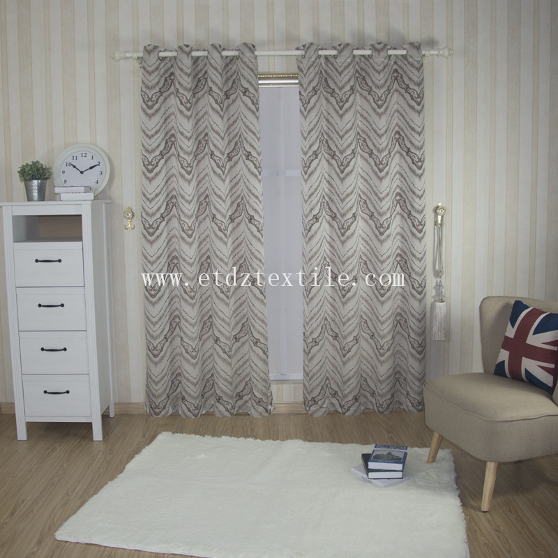 Hot Modern Low Cost Yarn Dyed Curtain Fabric WZQ139