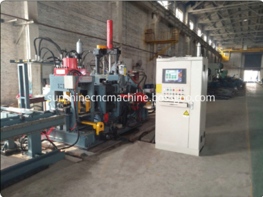 steel plate hole punching line