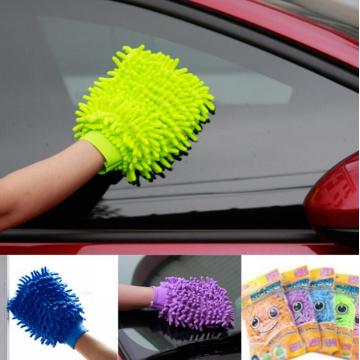 Colorful Eco-friendly soft car cleaning glove