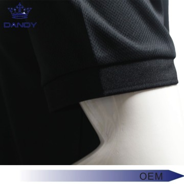 Blank Collared Black Polo Shirt For Men