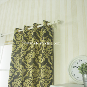 Traditional Miranda Curtain fabric coffee