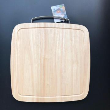 Rubber wood square cutting board