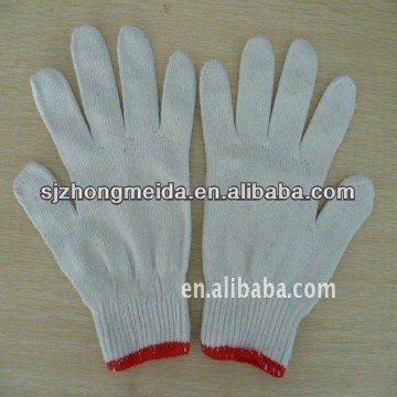 string knitted cotton work gloves safety gloves
