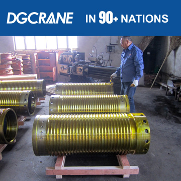 Winding lifting drum for crane