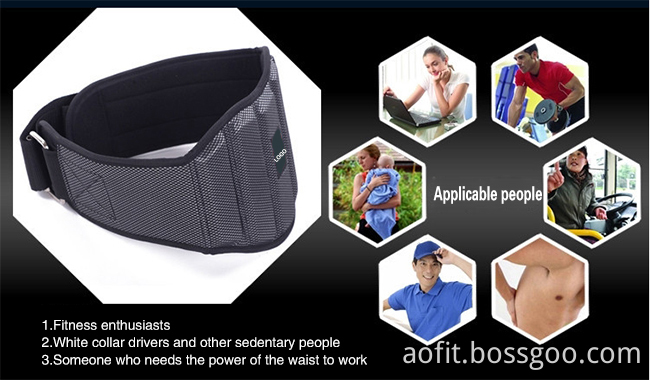 Weight Lifting Workout GYM Belt Back Support