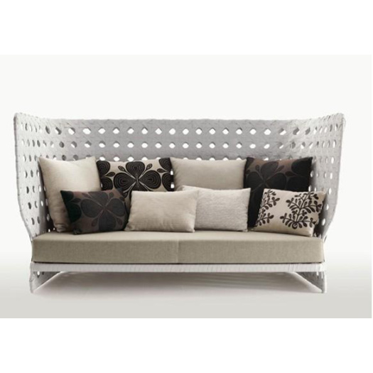 Beautiful Fashion Wide Rattan Sofa Bed