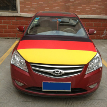 EUFA Promotional Gift Spandex Fabric Car Engine Hood cover with Germany Flag