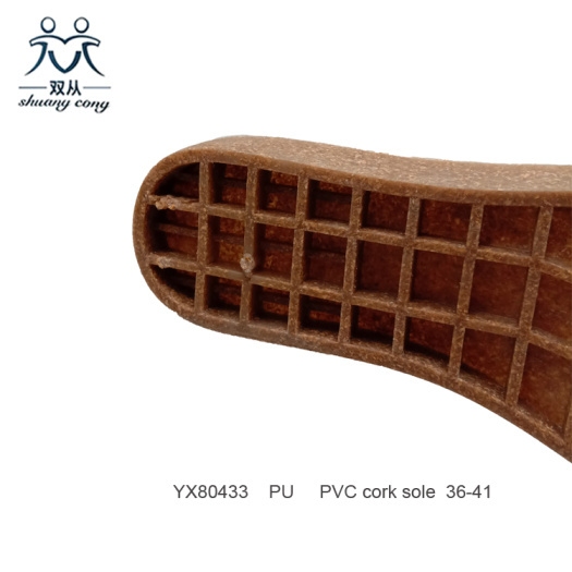 Woman Sandals Footbed Cork Sole