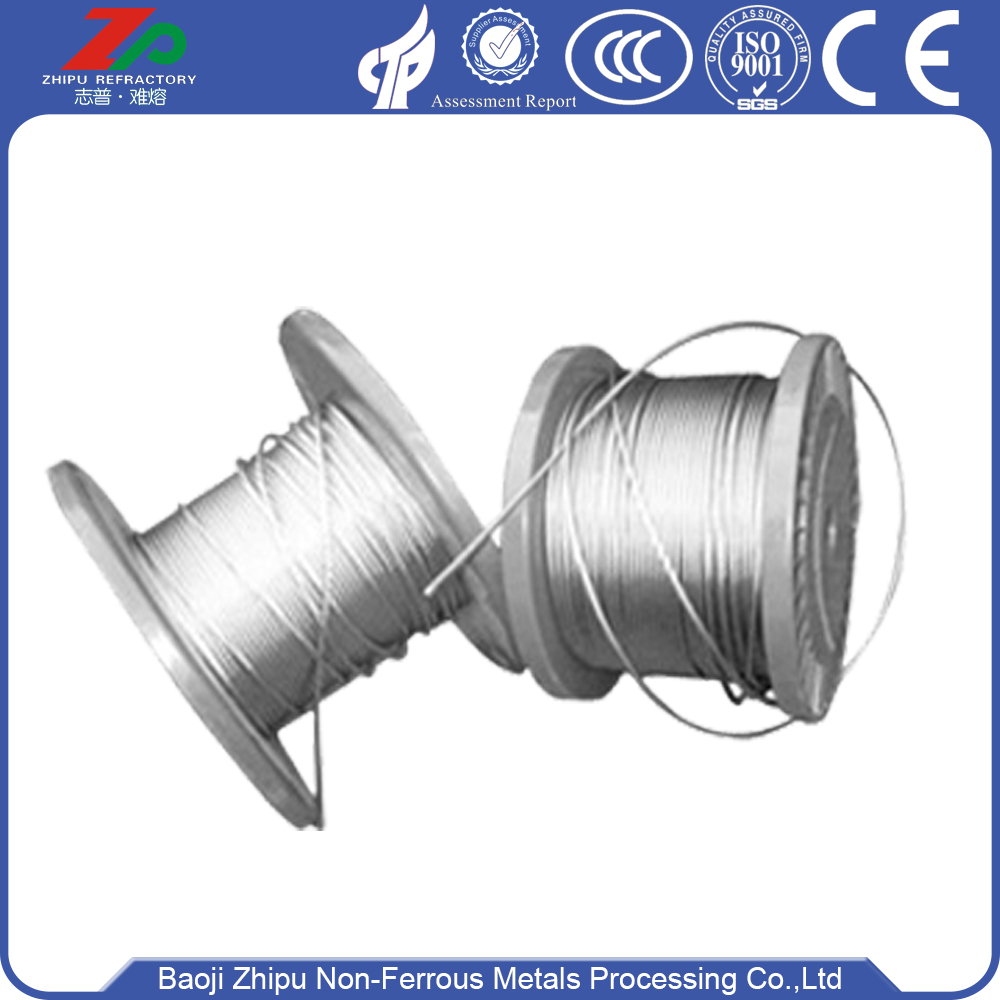 Tungsten lifting rope for vacuum furnace