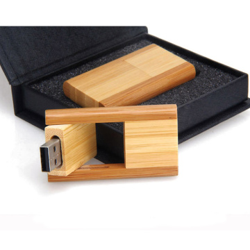 swivel wooden usb flash drive promotional