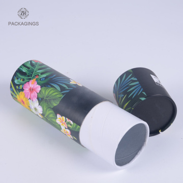Custom eco paper gift tube packaging