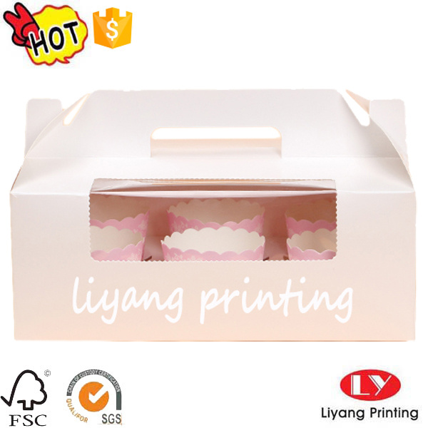 Hot sale cup cake packaging paper box