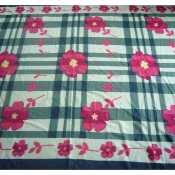 100% Polyester two sides brushed polar fleece blanket