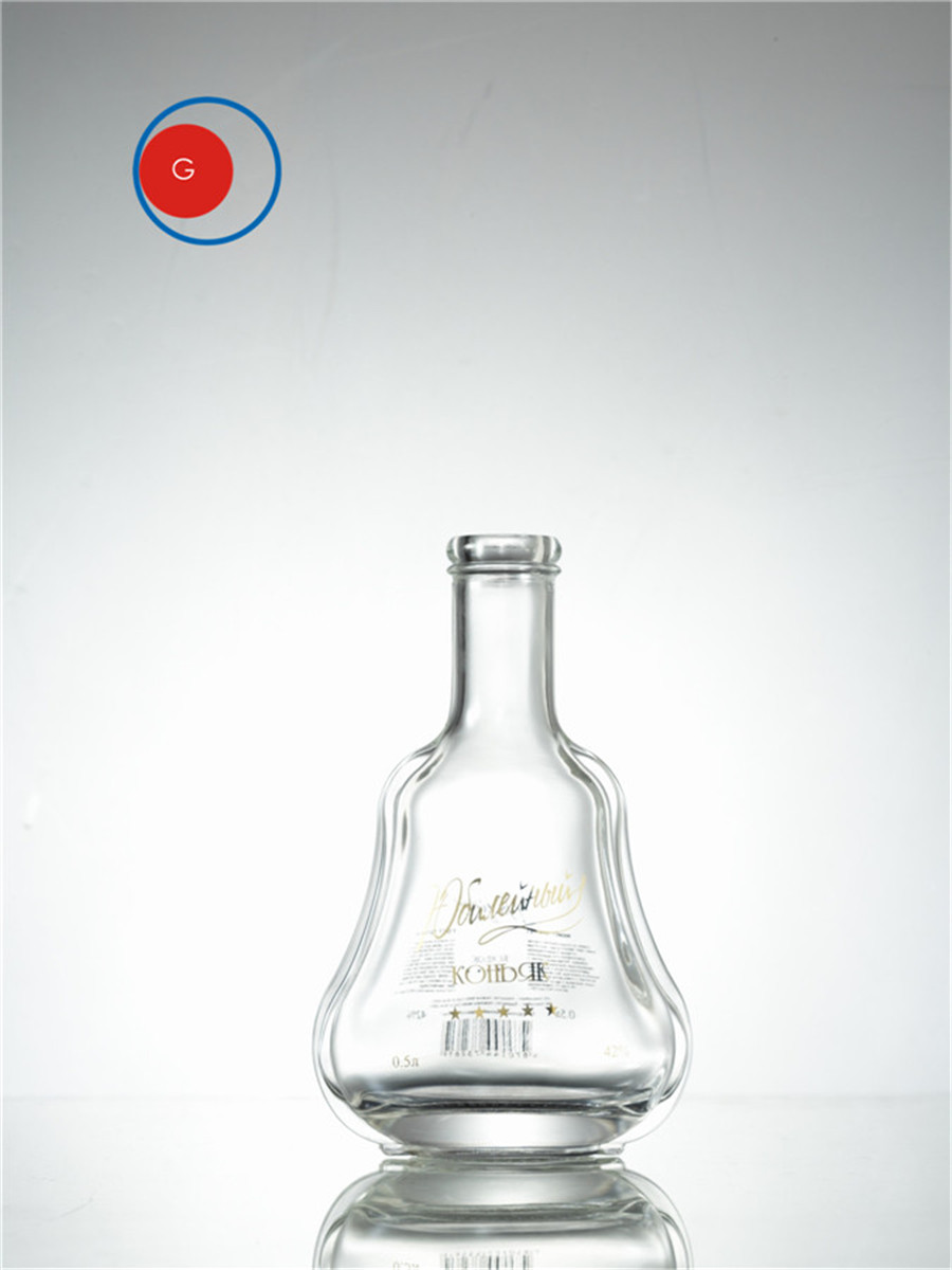 Glass Liquor Bottle