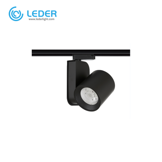 LEDER Black Cylindrical 30W LED Track Light