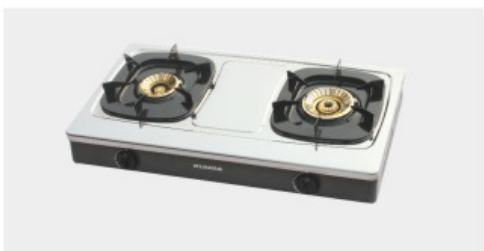 Double Table Brass Gas Stove