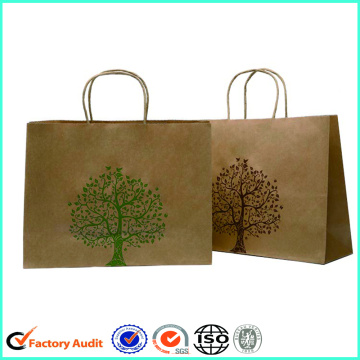 Brown Kraft Paper Bags Custom Logo