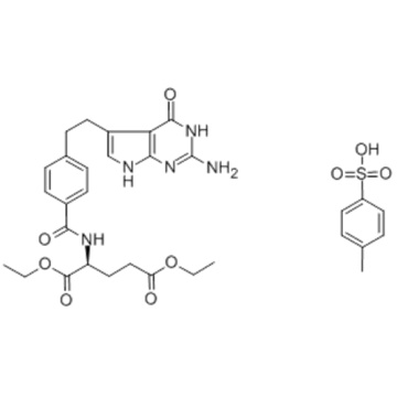 N-[4-[2-(2-Amino-4,7-dihydro-4-oxo-3H-pyrrolo[2,3-d]pyrimidin-5-yl)ethyl]benzoyl]-L-glutamic acid 1,5-diethyl ester 4-methylbenzenesulfonate CAS 165049-28-5