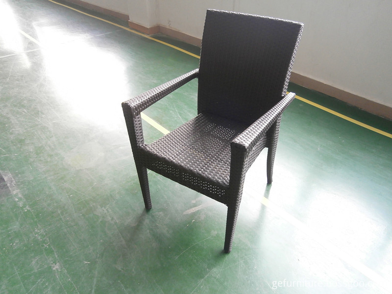 PE Rattan Dining Chair