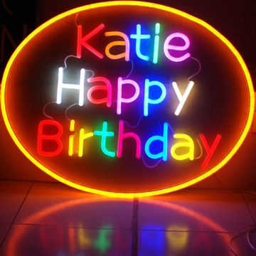 BIRTHDAY BOARD LED NEON LETTERS