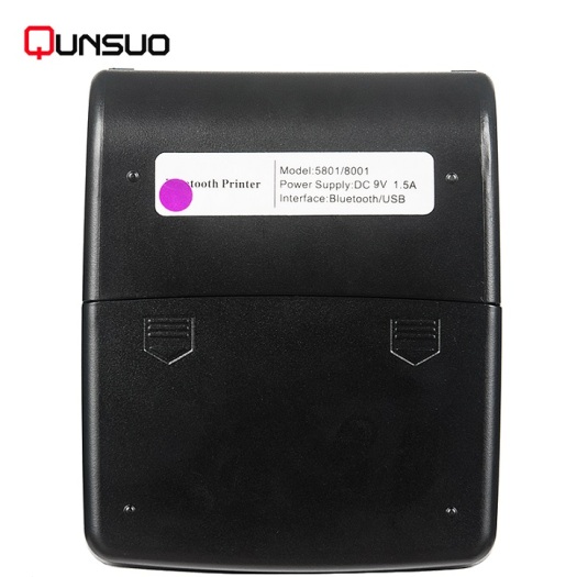 3inch Bluetooth thermal printer 80mm black and white