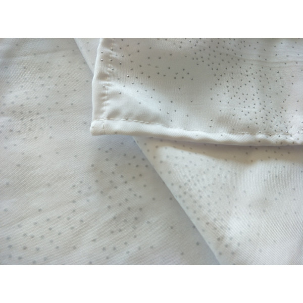 2018 Bead Pure White Design Table Cloth
