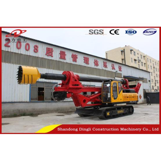 Foundation building earth boring rig machine