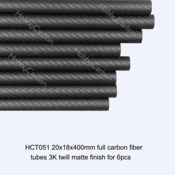 28x26x500mm 3k twill matte full carbon fiber tubes