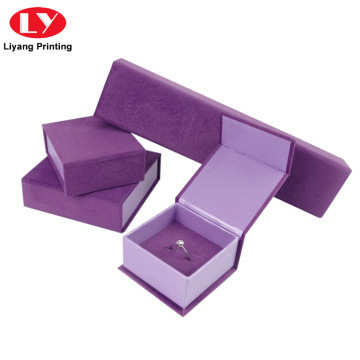 Luxury Custom Velvet Jewelry Packaging Set Box
