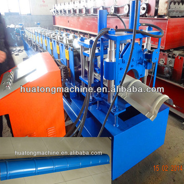 300 Color Steel Roof Ridge Tile Used Roll Forming Machine