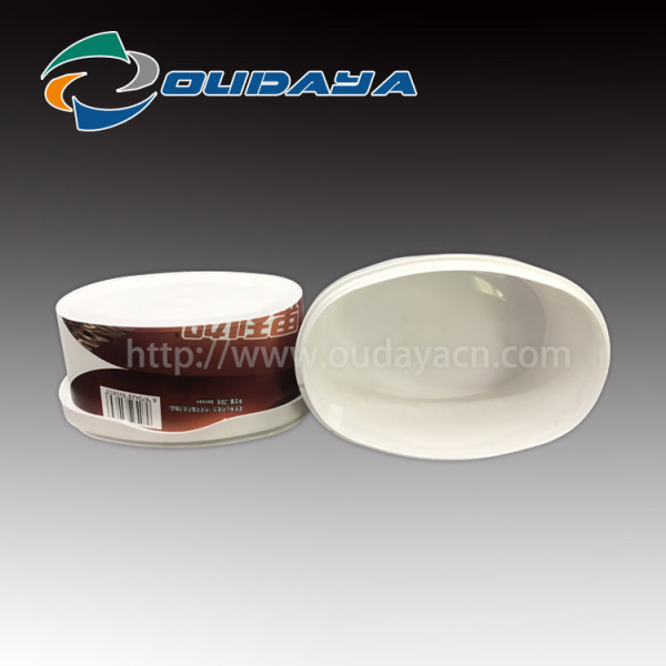 258g IML Chocolate Packaging Box Dessert Container