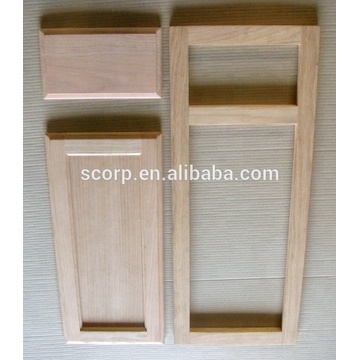 American flat insert panel Red Oak wooden kitchen cabinet doors