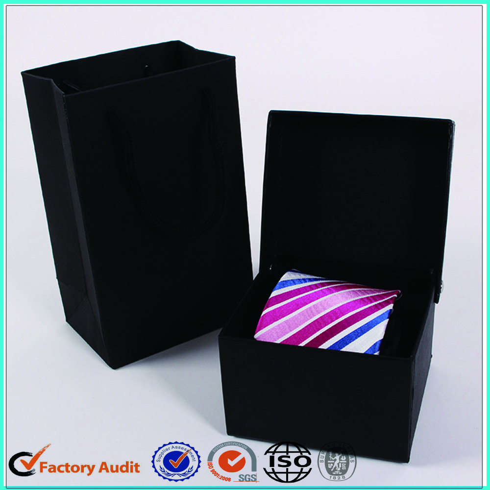 Luxury Square Black Tie Packaging Boxes
