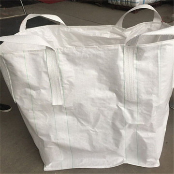 Jumbo bag with duffle top and flat bottom