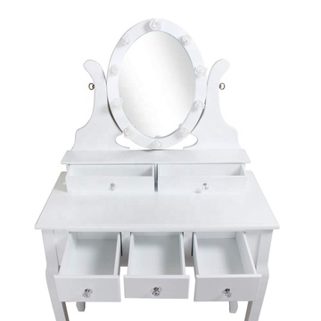 Hair salon modern dressing table with mirrors
