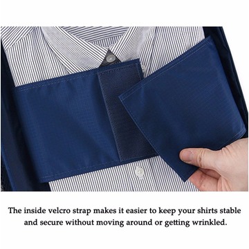 Shirt Tie Pouch Organizer for Travel Luggage Mesh Clothes Packing Bag